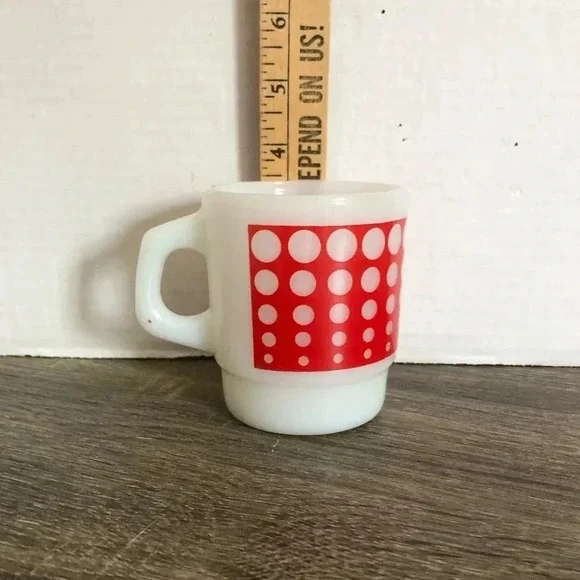 Vtg Anchor Hocking Milk Glass Mug - Picture 5 of 8